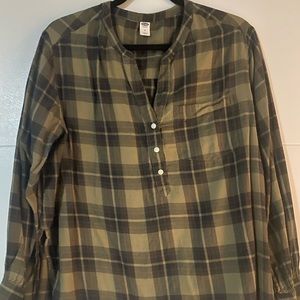 Old Navy Flowy Plaid Top